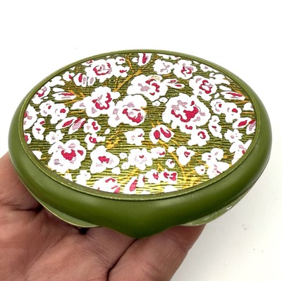Vintage Avon Powder-Pak IVORY compact mirror pressed powder With powder