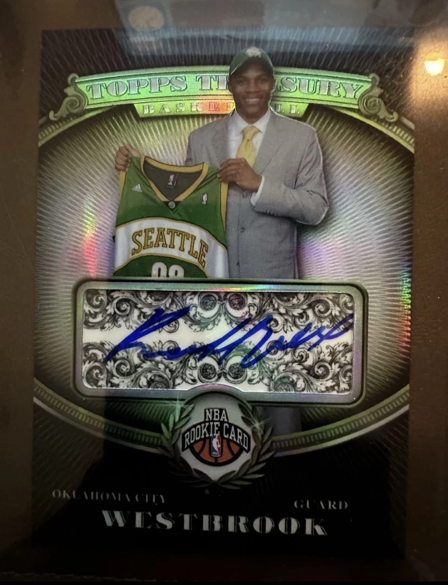 Topps Russell Westbrook Autographed Basketball Trading Cards for