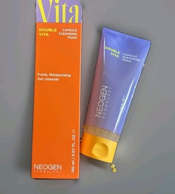 NEOGEN Dermalogy Double Vita Capsule Cleansing Foam 5.07 fl oz / 150mL Exp 04/28