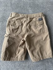Vans Boys Khaki Cargo Shorts Size 14 Medium Casual Skate Streetwear