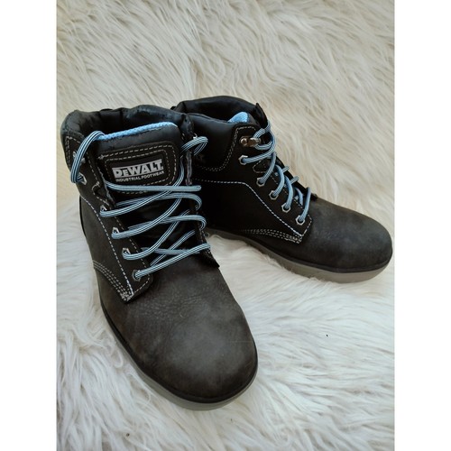 5670) DeWalt Plasma Women's Black Steel Safety Toe Work Boots US 9.5