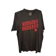 Men's XL Nebraska Cornhuskers Country Western Cowboy Barn Chore Shirt