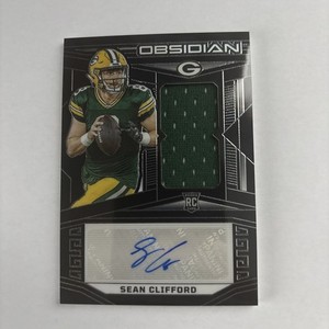 2023 Panini Obsidian Rookie Jersey Autograph Card Sean Clifford 042/199
