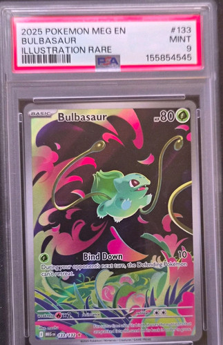 Bulbasaur graded PSA 9 for sale on eBay
