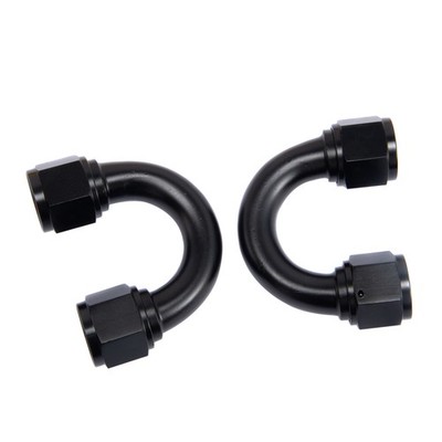 2x 12AN Female to 12AN Female 180 Degree Swivel Coupler Union Fitting Adapter.