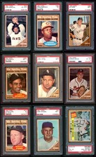 1962 Topps Baseball All-PSA Near Complete Set / Lot 7 - NM 6533897