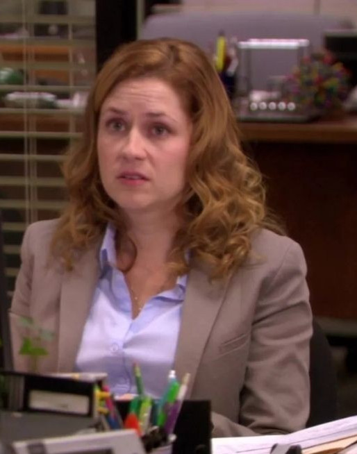 The Office TV Show Prop Wardrobe Costume Jenna Fischer Pam Beesly Scarf (02)