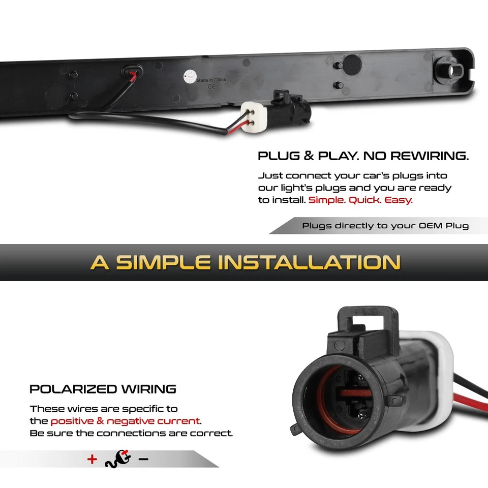 LED Dually Tail Gate Braking Light Lamp For 1999-2016 F250 F350 F450 F550 DRW Foto 4 de 4