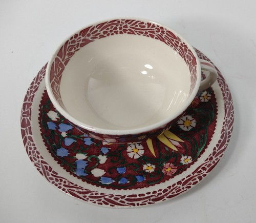 Vernon Kilns Metlox LEI LANI Ultra Shape Aloha Don Blanding Cups & Saucers NOS - Bild 4 von 8