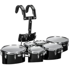 Sound Percussion Labs Birch Marching Sextets with Carrier 668101213 Black