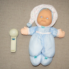 Vintage Fisher Price Puffalump Kids LIGHT UP SNUGGLE BABY Plush Doll WORKS 1372