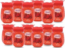 PACK OF 12   WIZARD Odor Eliminator Gel Beads 12 oz each   Rose Bouquet