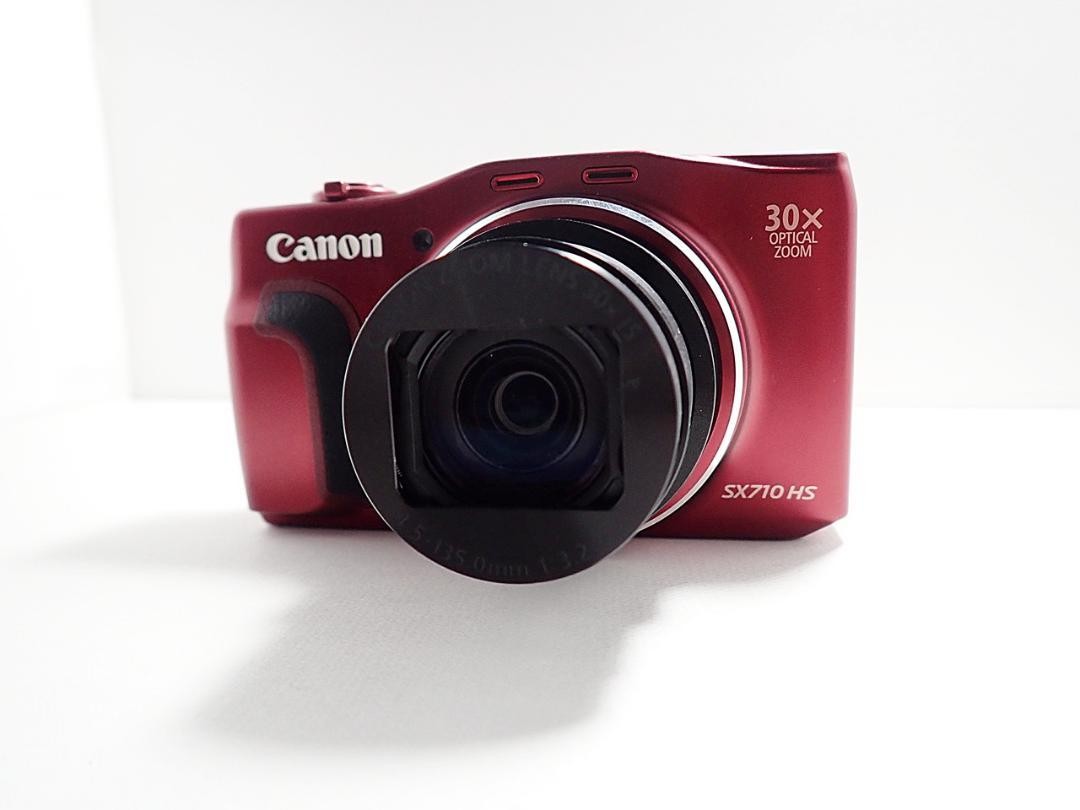 □ 美品 □ キャノン Canon PowerShot SX710 HS レッド 【公式通販】