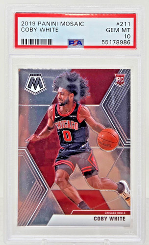 2019 Mosaic COBY WHITE Rookie Card PSA 10 Gem Mint