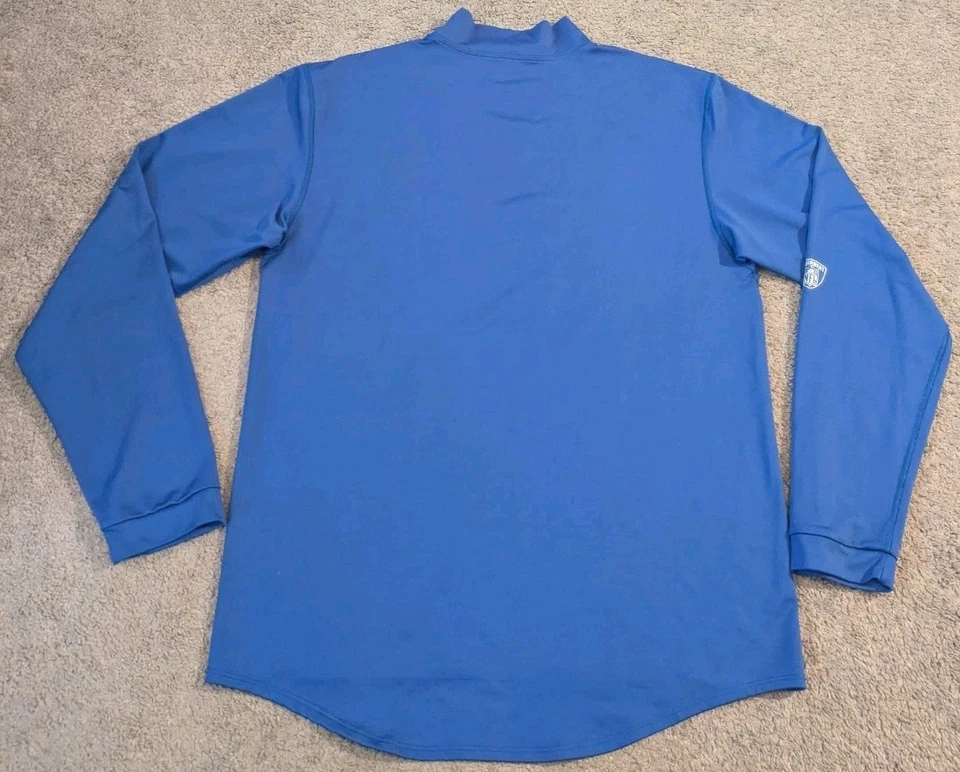 Camisa masculina gola alta vintage Y2K Reebok NFL Equipement New York Giants 3XL - Imagem 3 de 4