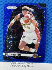 2024 #139 Nancy Lieberman Panini Prizm WNBA Blue Velocity Prizm Mercury