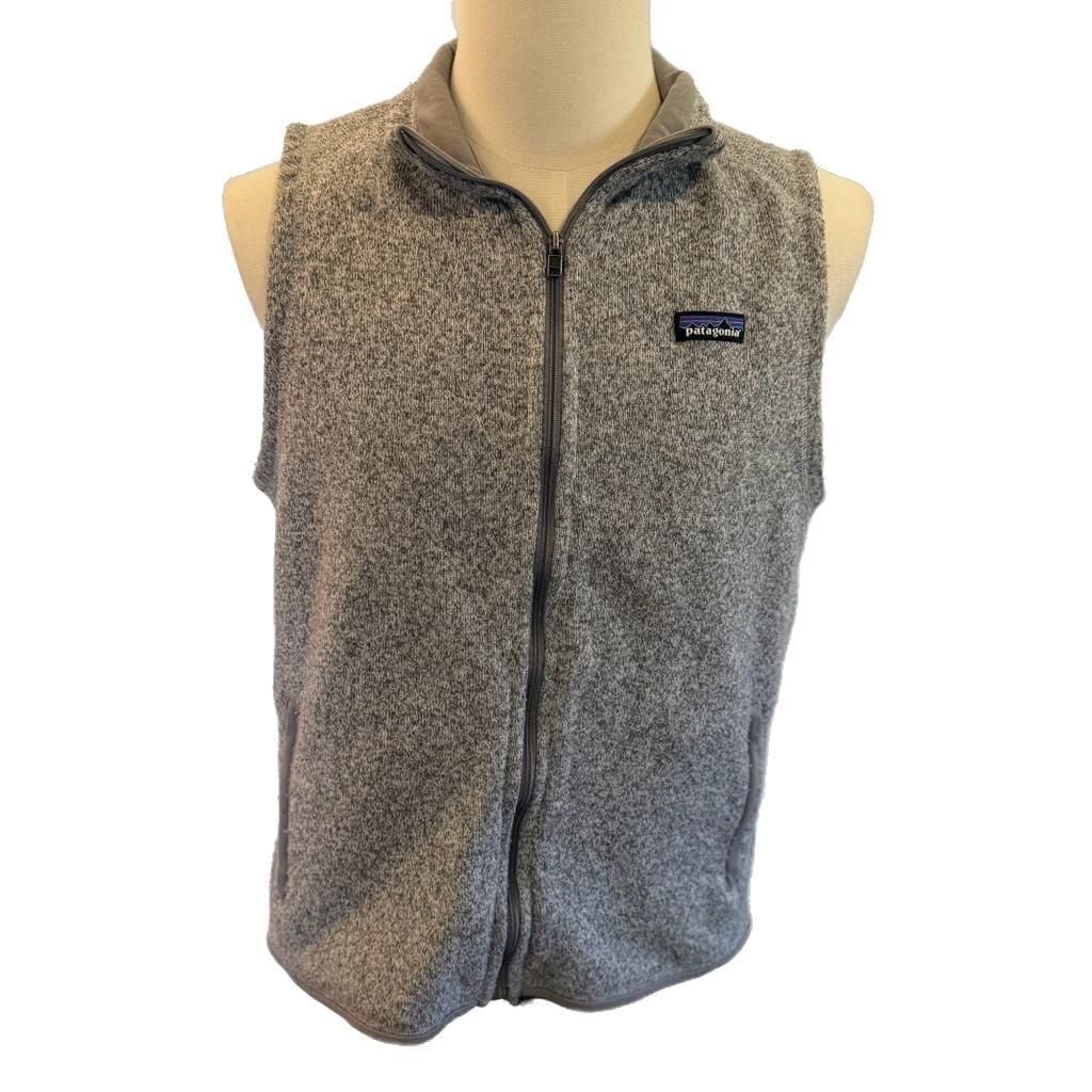 Patagonia Better Sweater Vest Women’s XL Heather Gray Full Zip