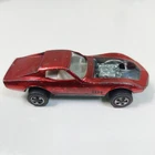VTG 1968 Hot Wheels Redline Custom Corvette SF red white int USA [SWEET 16]