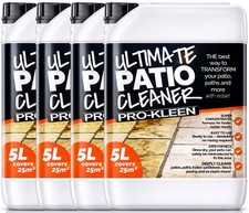 ProKleen Ultimate Patio Cleaner Black Spot Remover Lichen Drives Slabs 20L