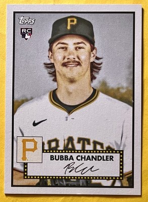 Bubba Chandler 2026 Topps Series 1 1952 ROOKIE VARIATION SP Card 