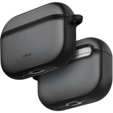 Uniq Veren Rugged Apple AirPods Pro 3 Case - Black/Smoky Frost - Compatible with