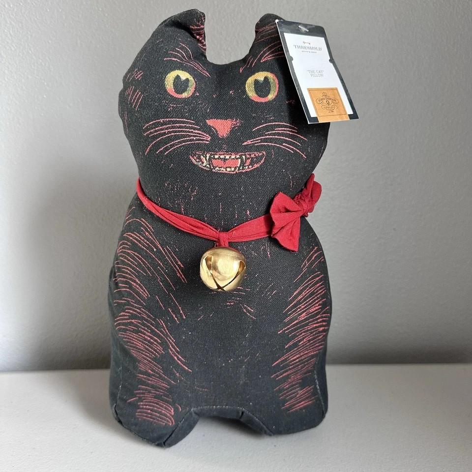John Derian The Cat Pillow 2020 Target Halloween BLACK CAT KITTY