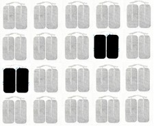 Premium TENS Unit 40 PCS Electrodes 2"x4" Rectangular Electrode for TENS Mass...