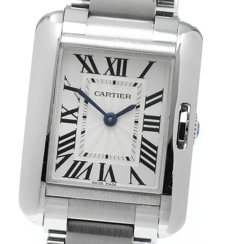 CARTIER WATCH W5310022 TANK ANGLAISE SM QUARTZ SILVER STAINLESS STEEL WOMEN'S