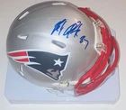 ROB GRONKOWSKI SIGNED AUTOGRAPHED NEW ENGLAND PATRIOTS MINI HELMET BAS COA RARE!