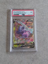Carte Pokémon : Roigada de Galar V 179/198 PSA 9 Règne de Glace Française MINT