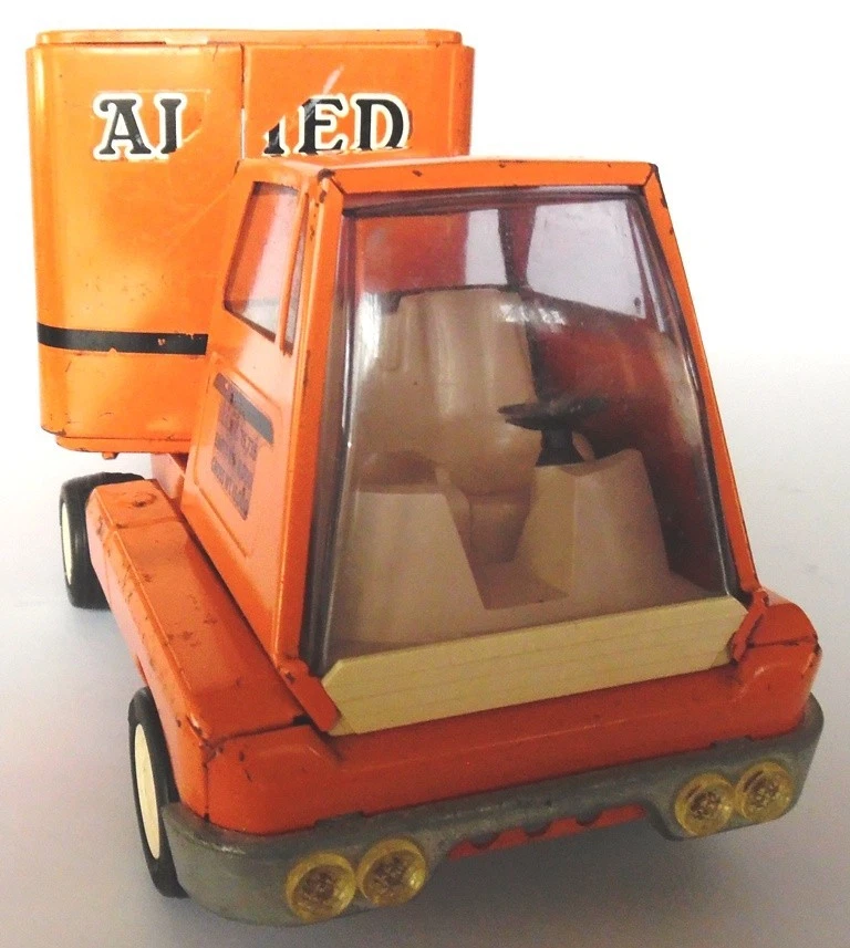 De colección Tonka Allied Van Lines cabina + remolque acero prensado usado Foto 2 de 4