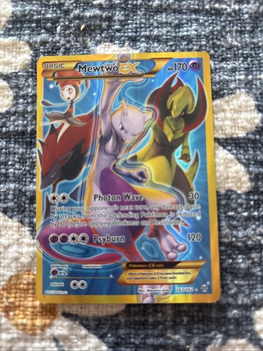 Pokemon Company Mewtwo EX 163/162 Breakthrough Secret Rare Full Art Holo