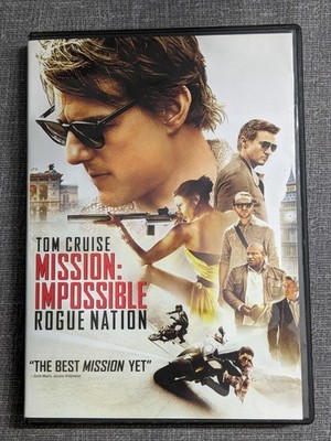 Mission: Impossible Rogue Nation DVD Tom Cruise Widescreen Action Movie