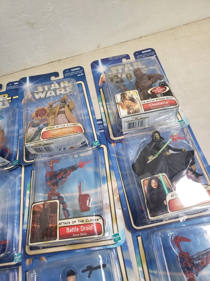 Lote de 40 figuras de acción Star Wars A New Hope AOTC ROTJ 2002 de Hasbro Foto 3 de 4