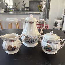 SARREGUEMINES CAFETIÈRE POT A LAIT SUCRIER