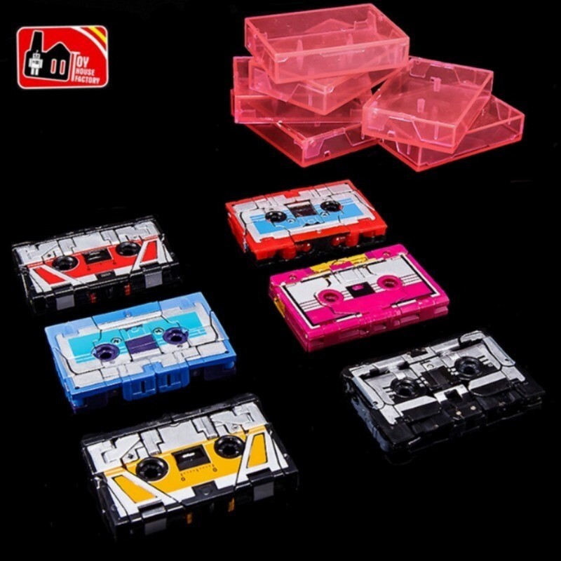 Set 6 Transformers Soundwave Cassette Rumble Laserbeak Ravage Frenzy Mindwipe