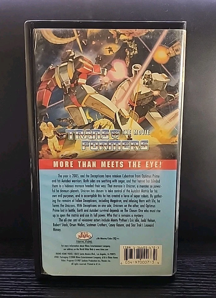 Transformers: The Movie (VHS, 2000, Special Collectors Edition) - Image 2 of 4