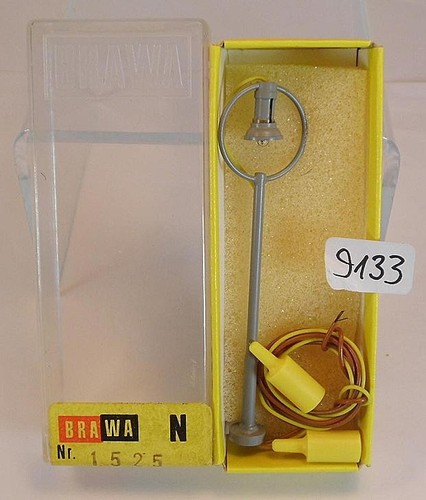 Faro BRAWA escala N 1/160 nº 1525 altura 6 cm embalaje original #9133 | Zustand: Gebraucht