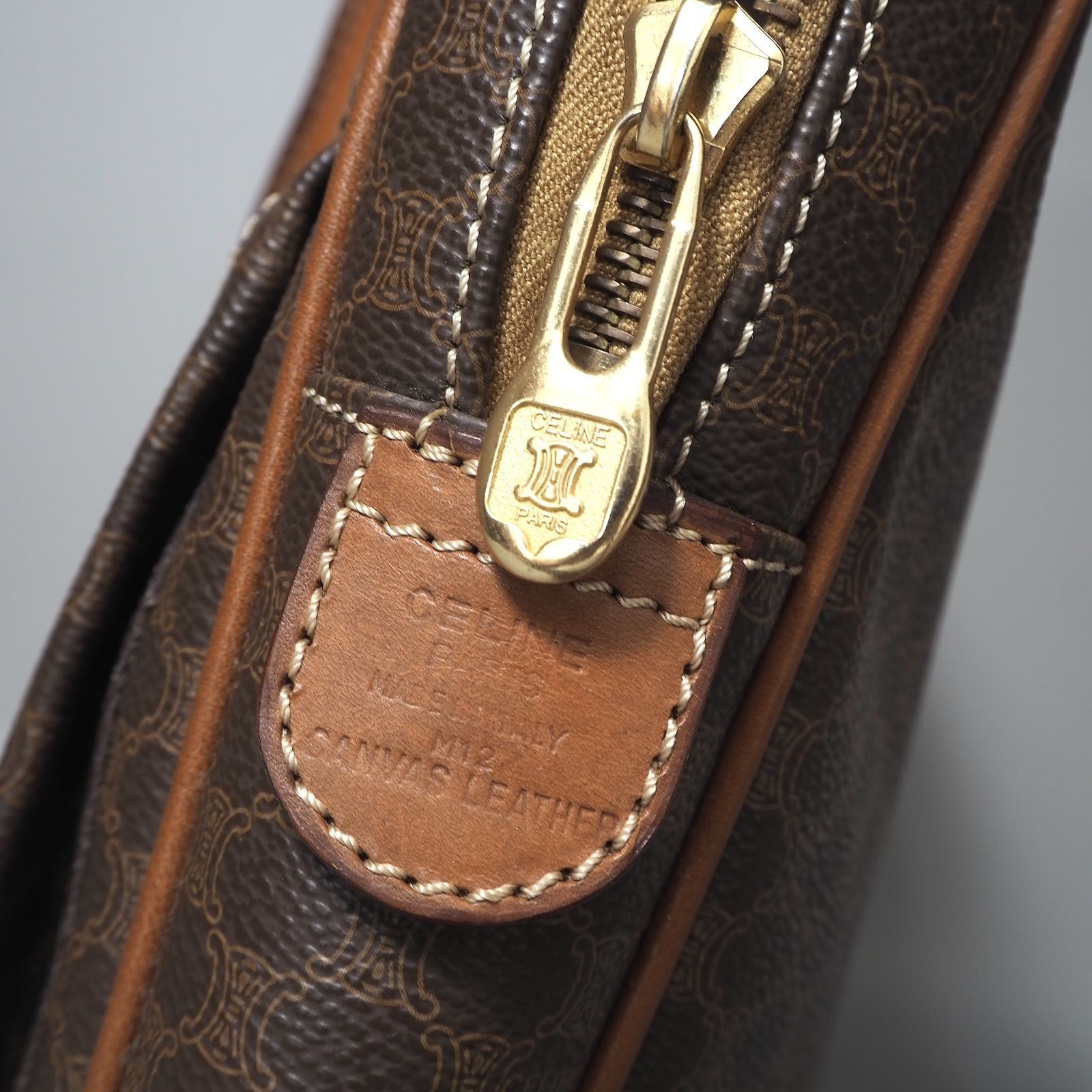 Celine CELINE Macadam Pattern Briefcase Brown Men… - image 7