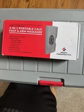 NEW Medic Therapeutics 3-in-1 Portable Calf, Foot & Arm Massager Open Box
