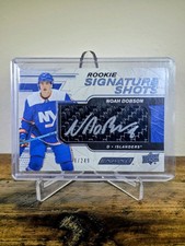 2019-20 Upper Deck Engrained Rookie Signature Shots RSS-ND Noah Dobson 108/249