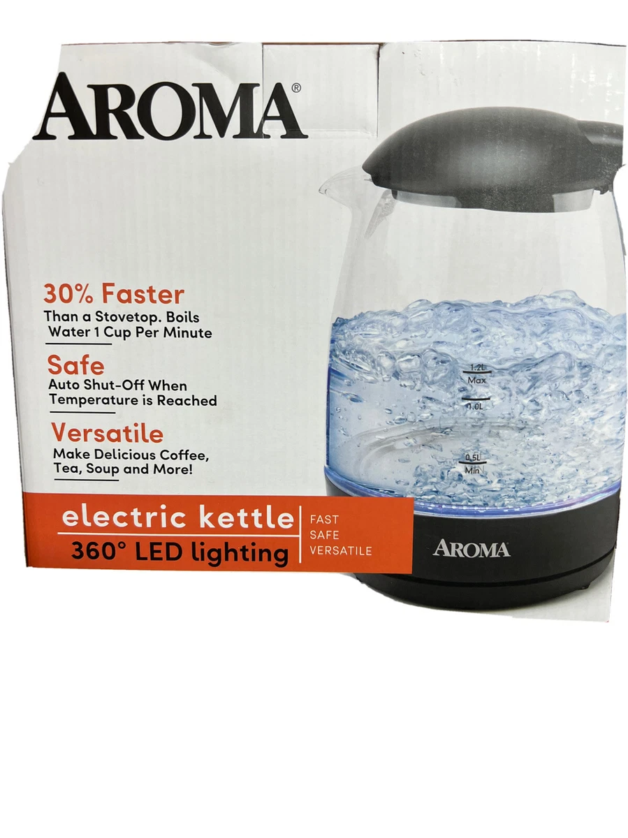 Aroma 1.2L Glass Kettle