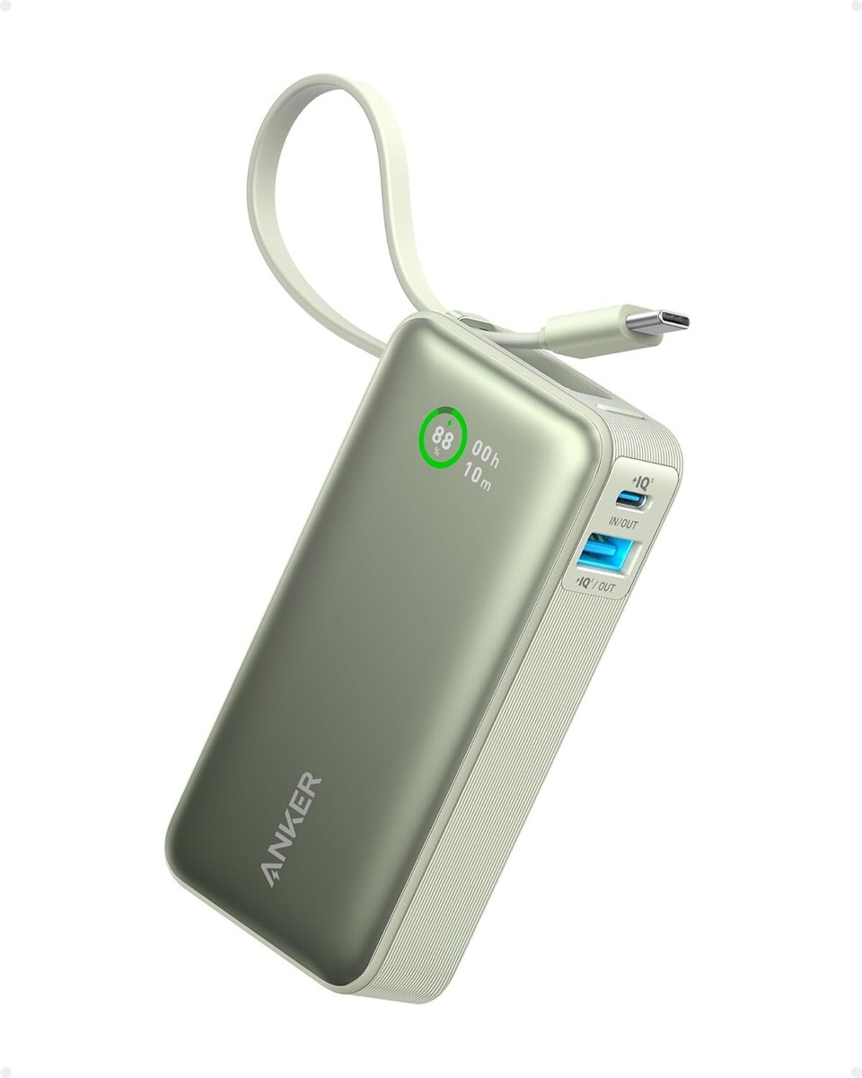 Anker Nano Power Bank 10000mAh Portable Charger Built-in USB