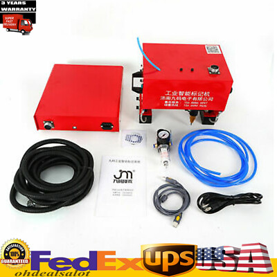 Pneumatic Dot Peen Marking Machine Vin Code Chassis Number Printer 110*70mm New