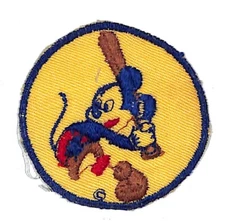 Disney Mickey Mouse Embroidered Patch Bond Bread c1948 Scarce