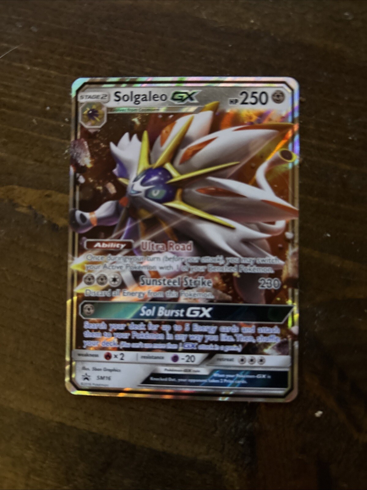 Solgaleo GX SM16 Sm Promos Holo