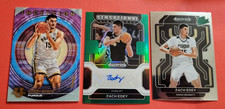 ZACH EDEY AUTOGRAPH GREEN PRIZM ROOKIE CARD +PRIZM PROSPECT RC +INCEPTION PURDUE