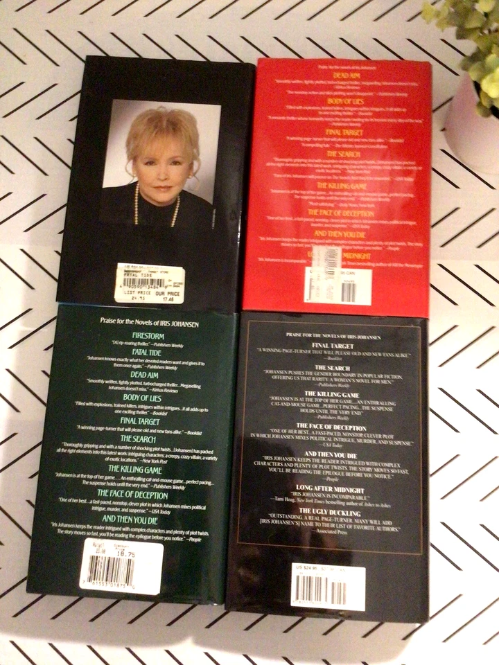 MIXED BOOKS by Iris Johansen* Blind Alley, Body of Lies, Fatal Tide, FireStorm Foto 4 de 4