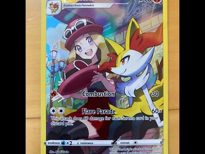 Braixen TG01/TG30 Silver Tempest Trainer Gallery Mint Pokemon Eng Ultra Rare