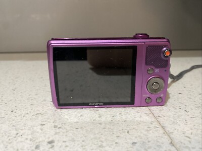 Olympus VR-350 16.0MP LCD Digital Camera Purple, Pl Check